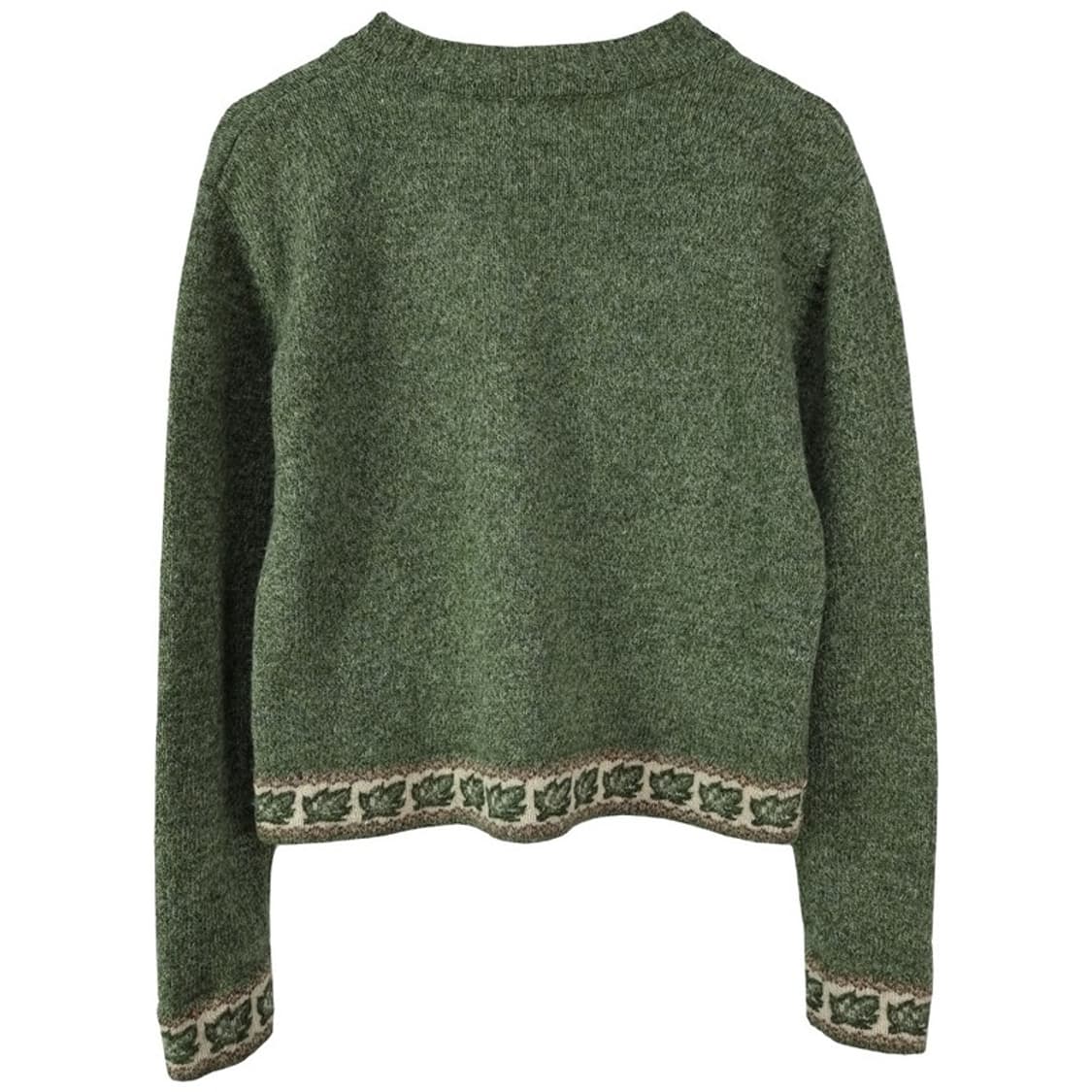 [울리치] 에스닉 패턴 빈티지 루즈핏 브이넥 니트 P01597 상품이미지3