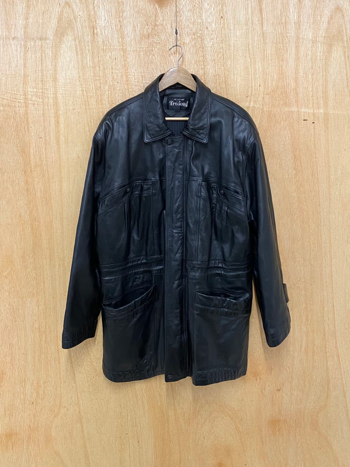 VTG leather coat 빈티지 레더 코트 상품이미지1