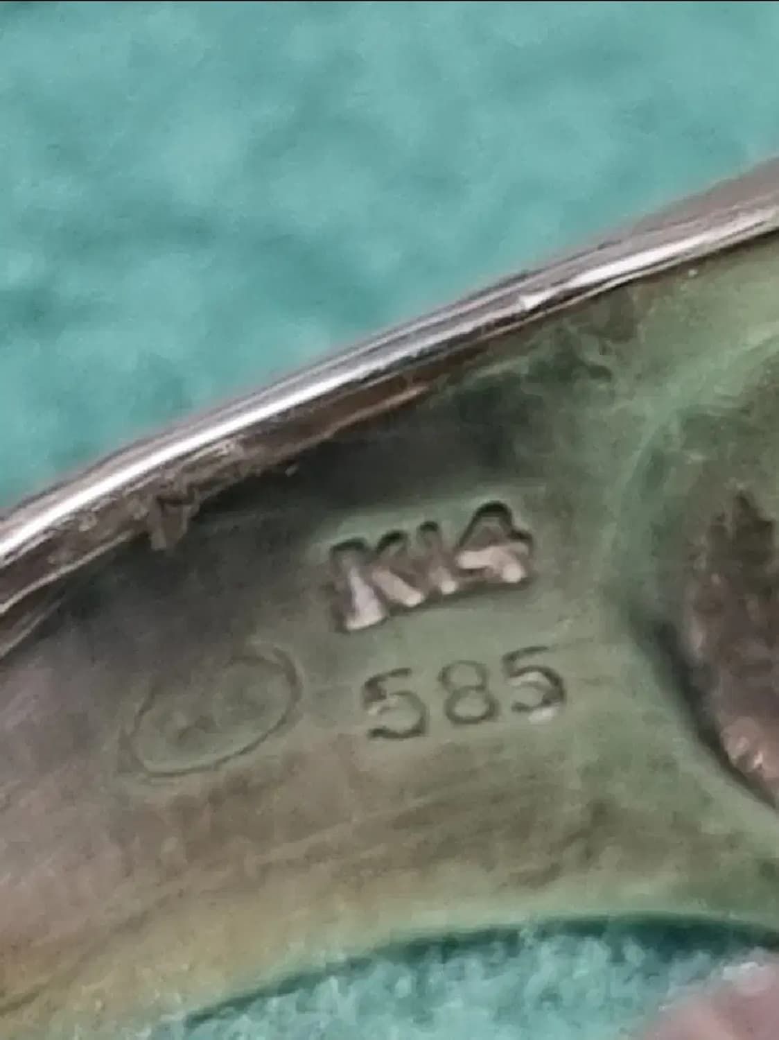 에메랄드 레트로 14k 금반지 상품이미지2