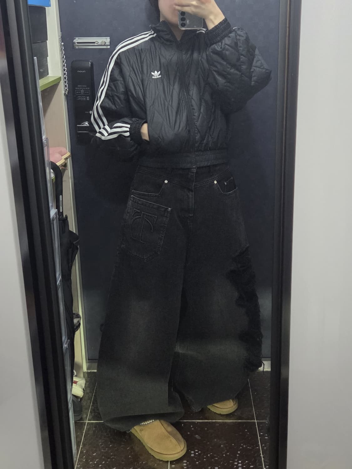 아디다스 패디드 퀄팅 트랙탑 트랙자켓 상품이미지1