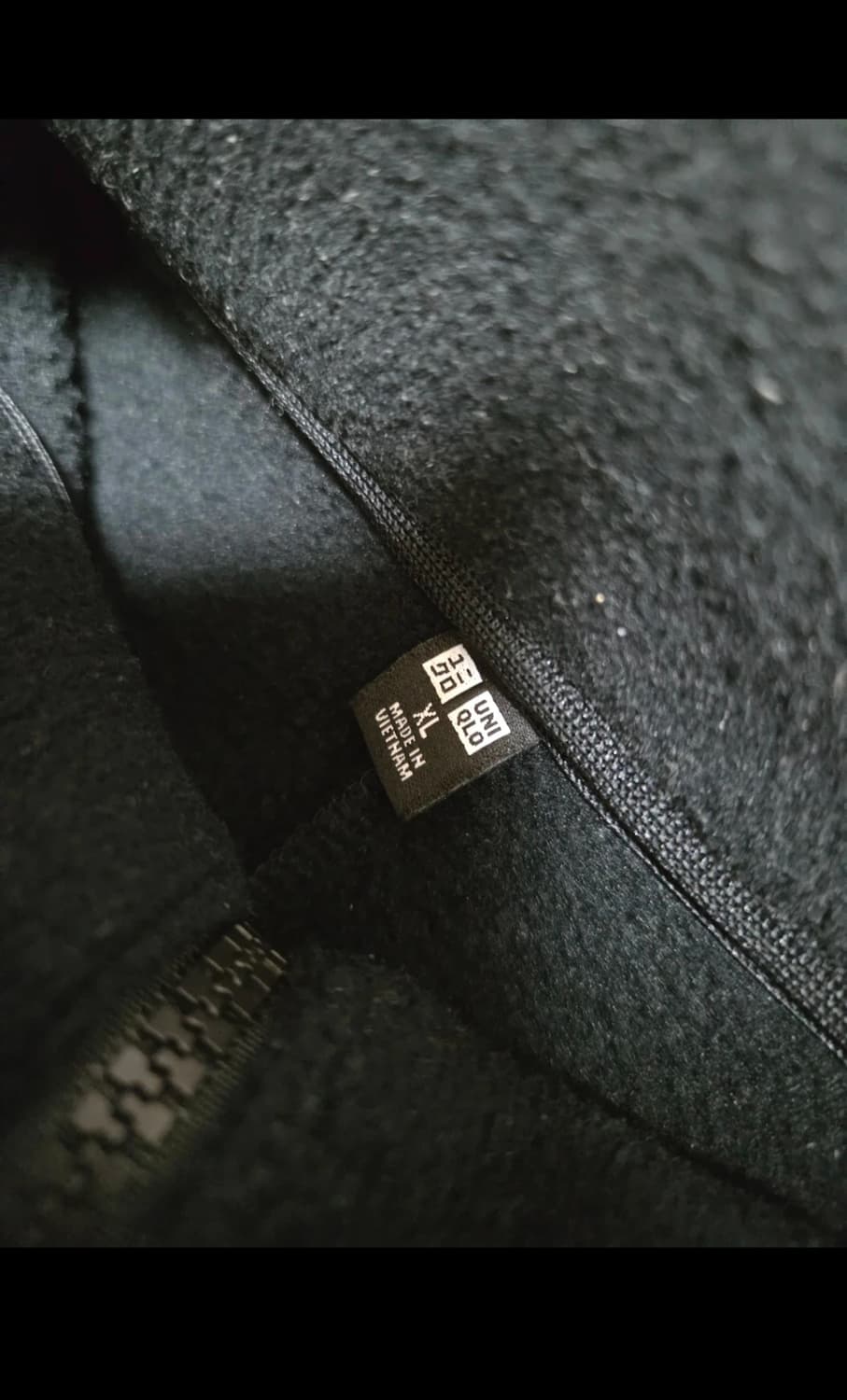 유니클로  플리스 하프집업 XL 블랙 상품이미지3