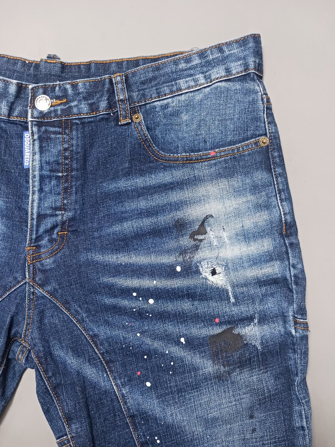 [38] 디스퀘어드2 더티오일워싱 타이디바이커진 청바지 상품이미지4