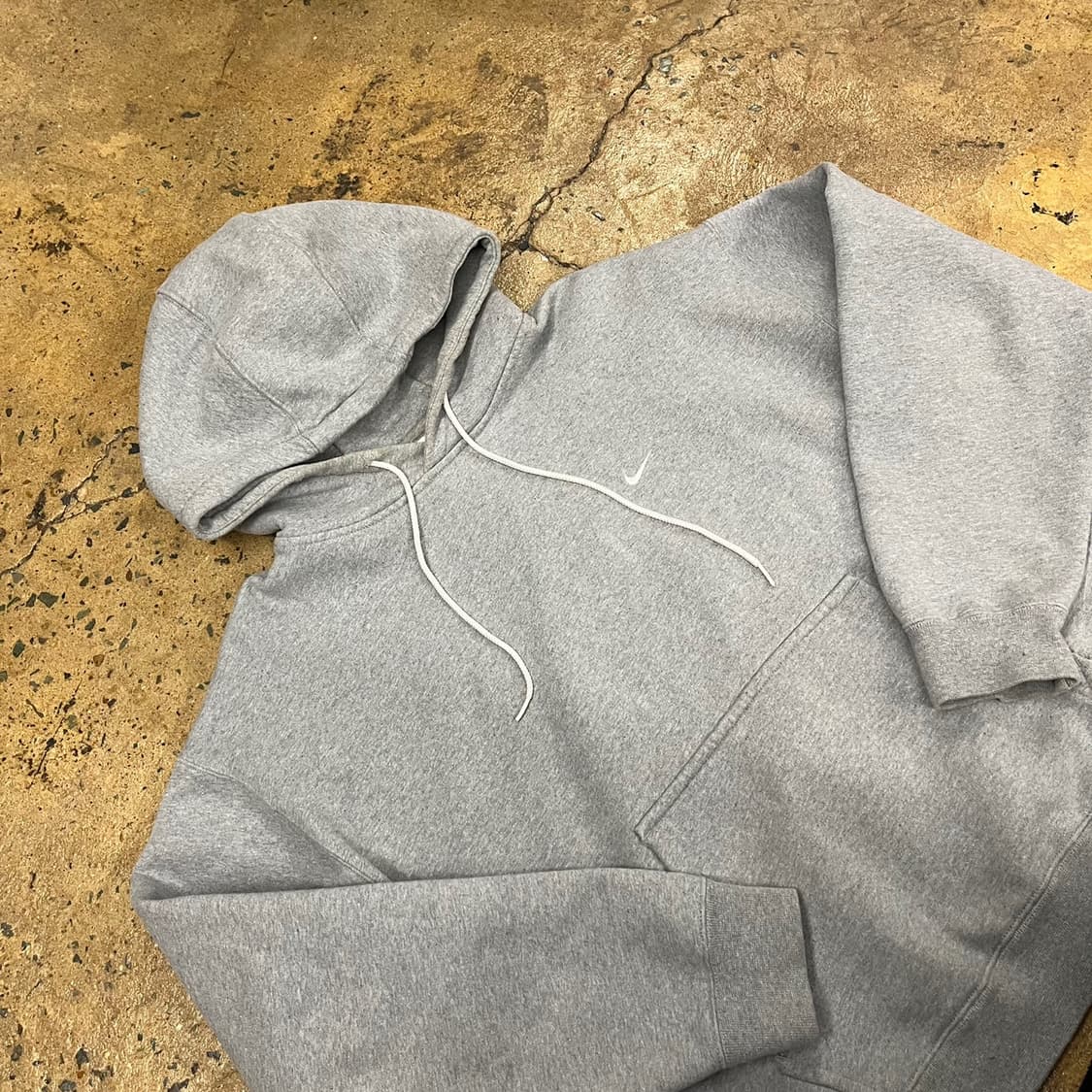 [정품/XL] 나이키 스우시 후드티 그레이 nrg b19 상품이미지1