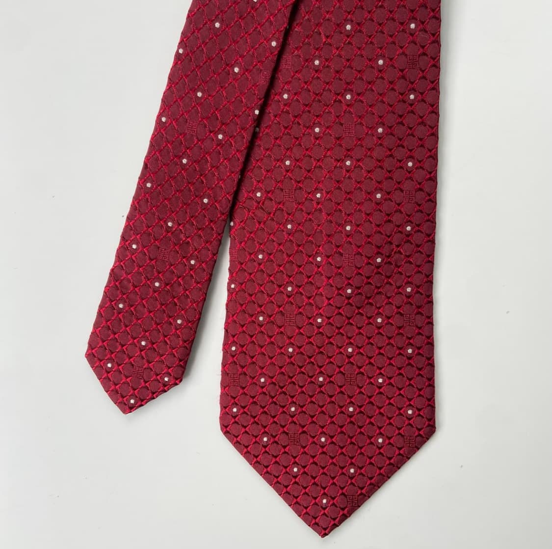 지방시 신형라벨 모노그램 정품 명품넥타이 (GIVENCHY)8.7cm 상품이미지1