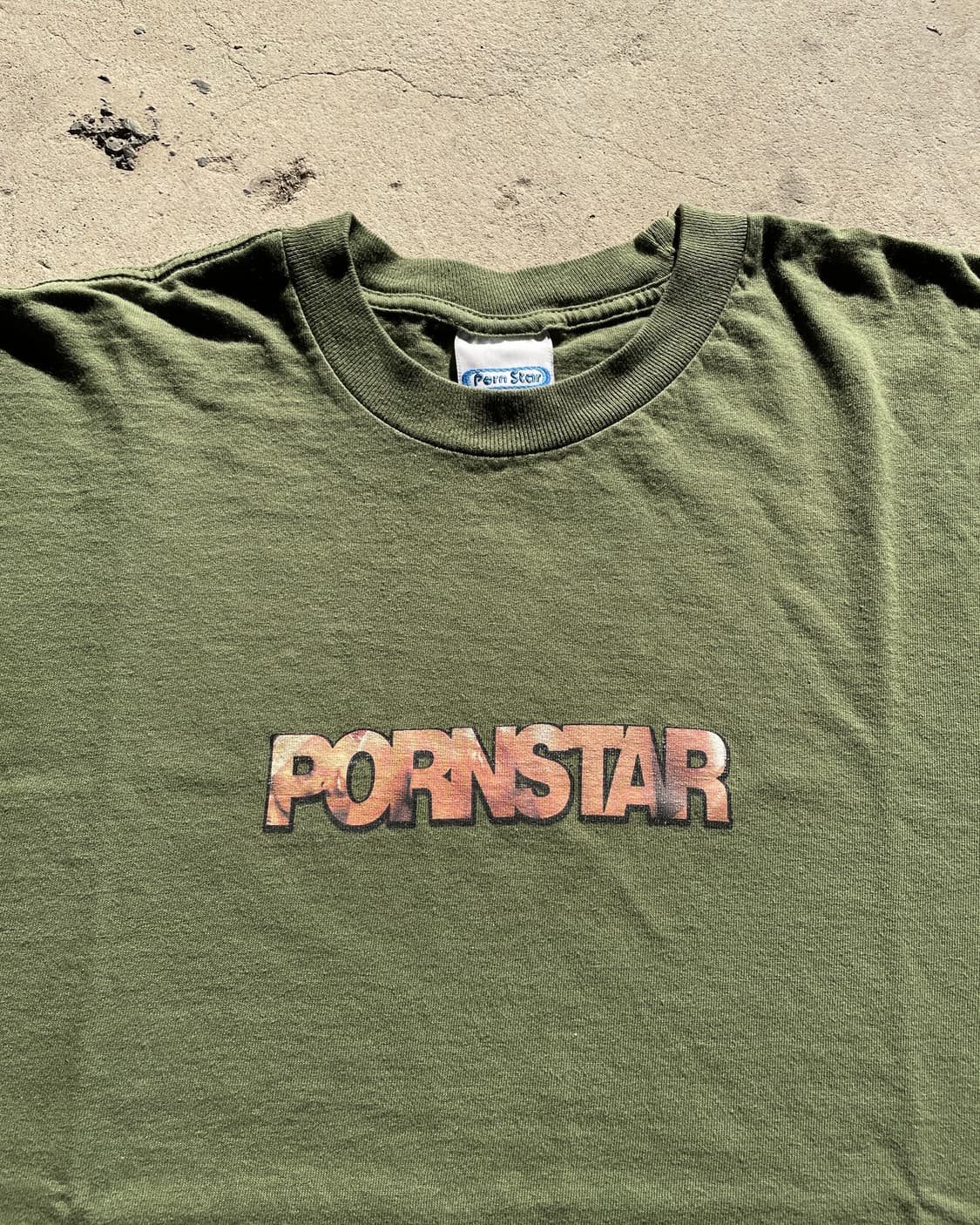 90s Pornstar Spell out T(USA Made) 상품이미지6