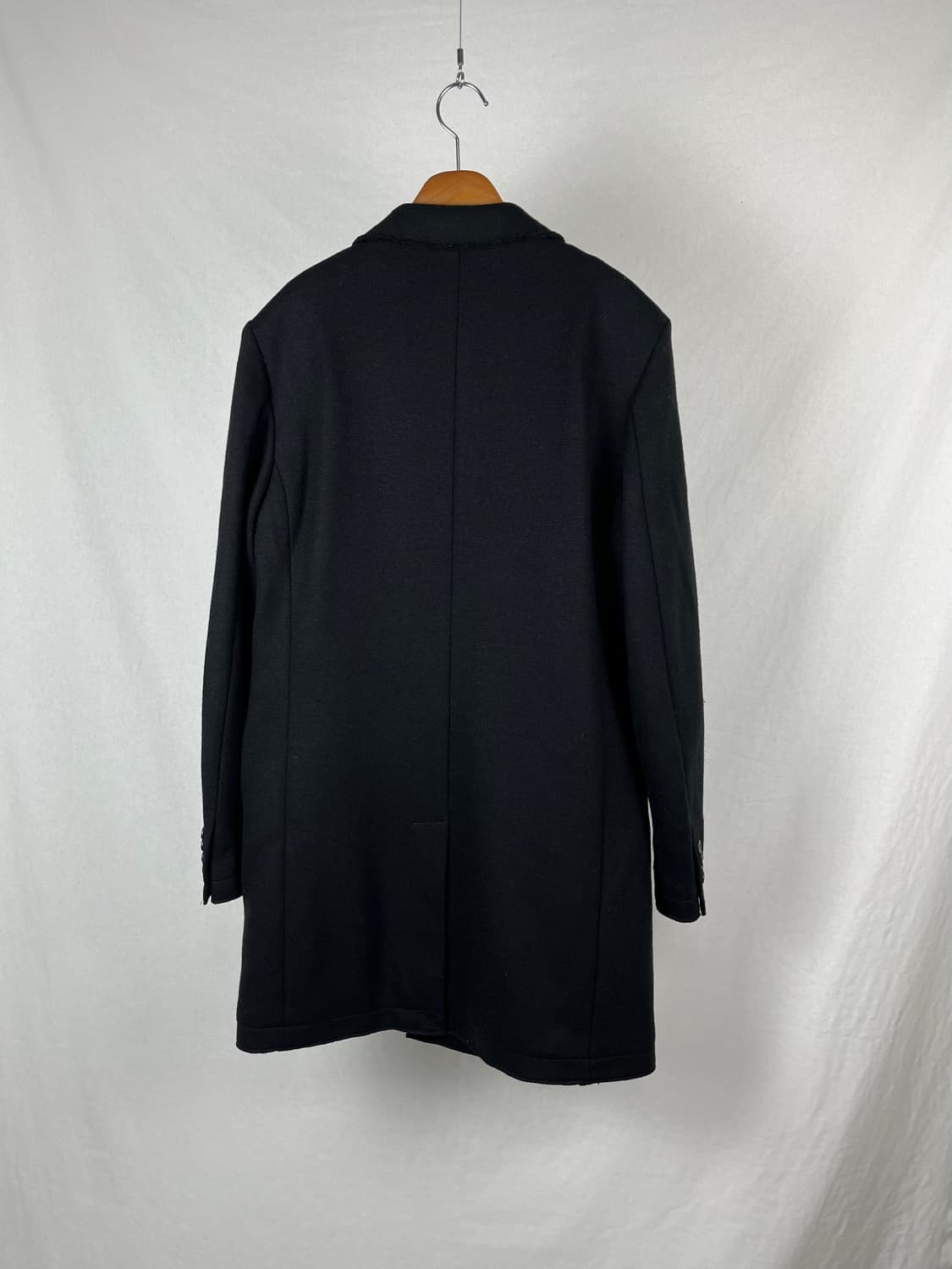 BENETTON 울 혼방 디스컷팅 더블 코트 상품이미지4