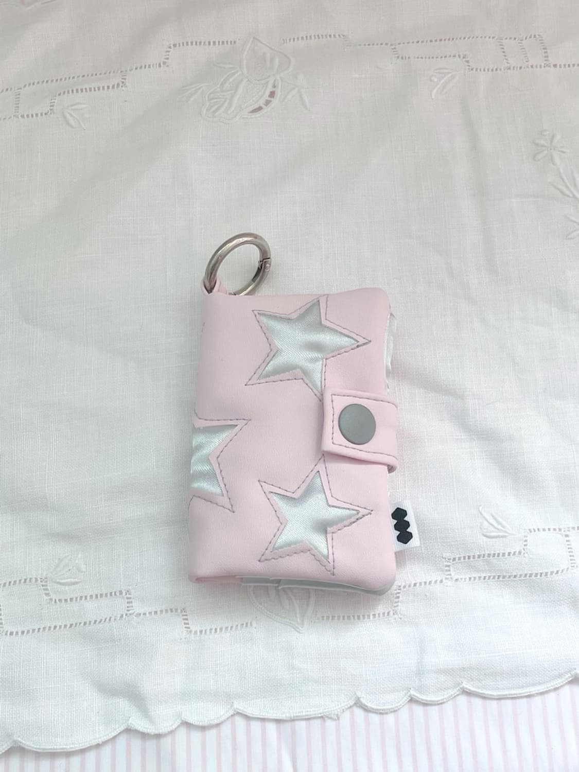 퍼피북클럽 카드 북 실버 x 핑크 (지갑) 상품이미지2