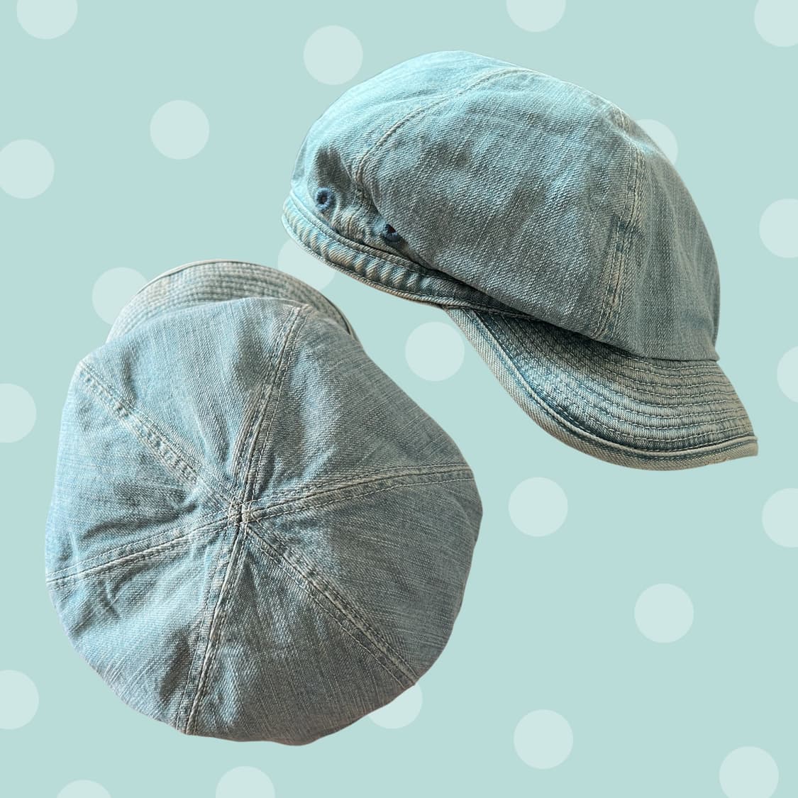 Kapital 캐피탈 데님 뉴스보이 햇 상품이미지3