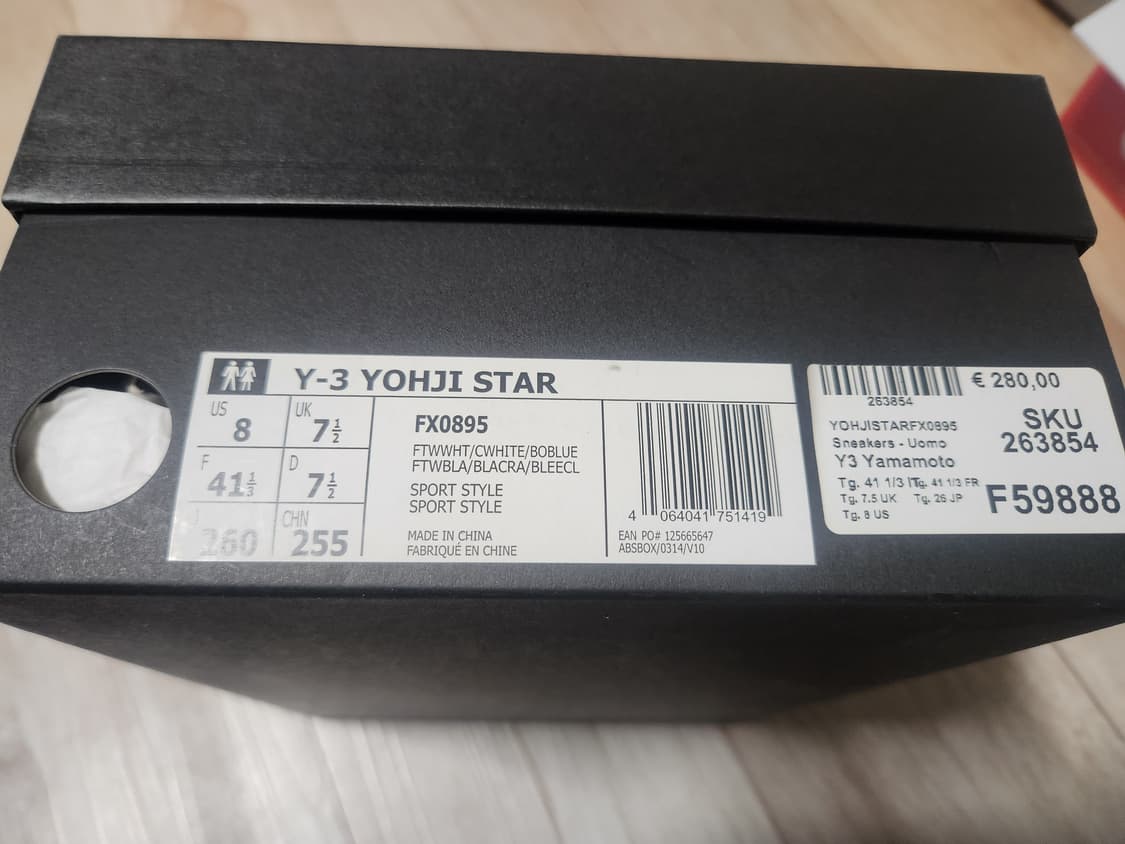 Y3 요지스타 클라우드화이트 흰검파 상품이미지8