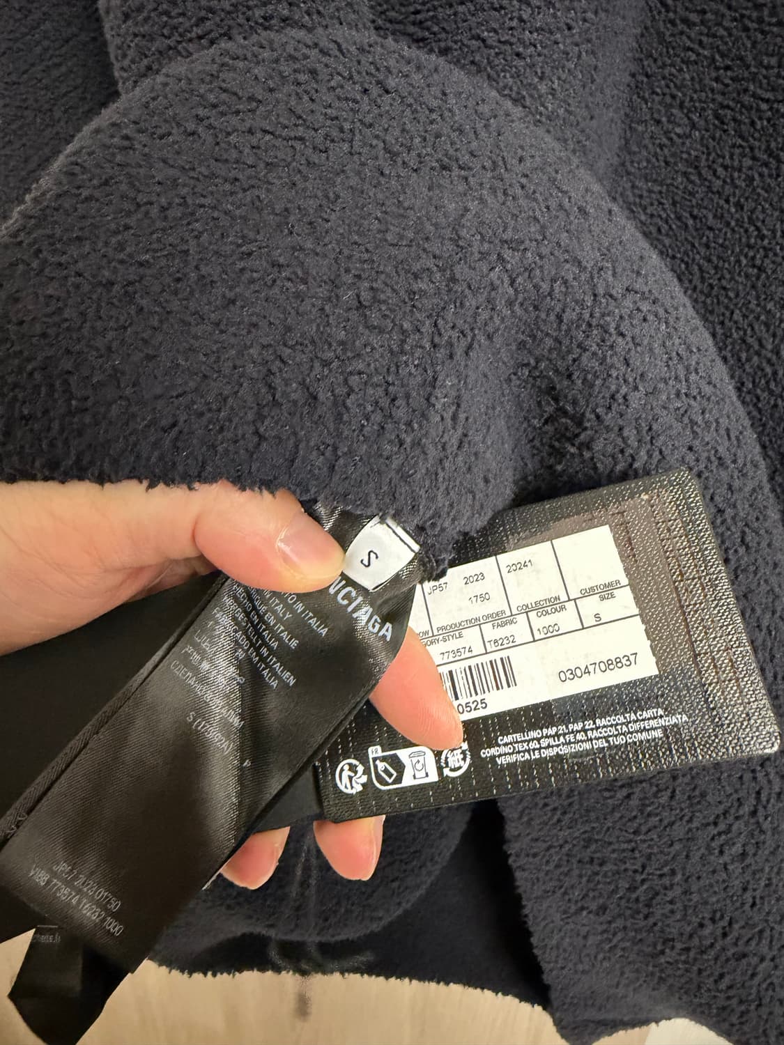 [S] 발렌시아가x스키컬렉션 하프집업니트 블랙 상품이미지4