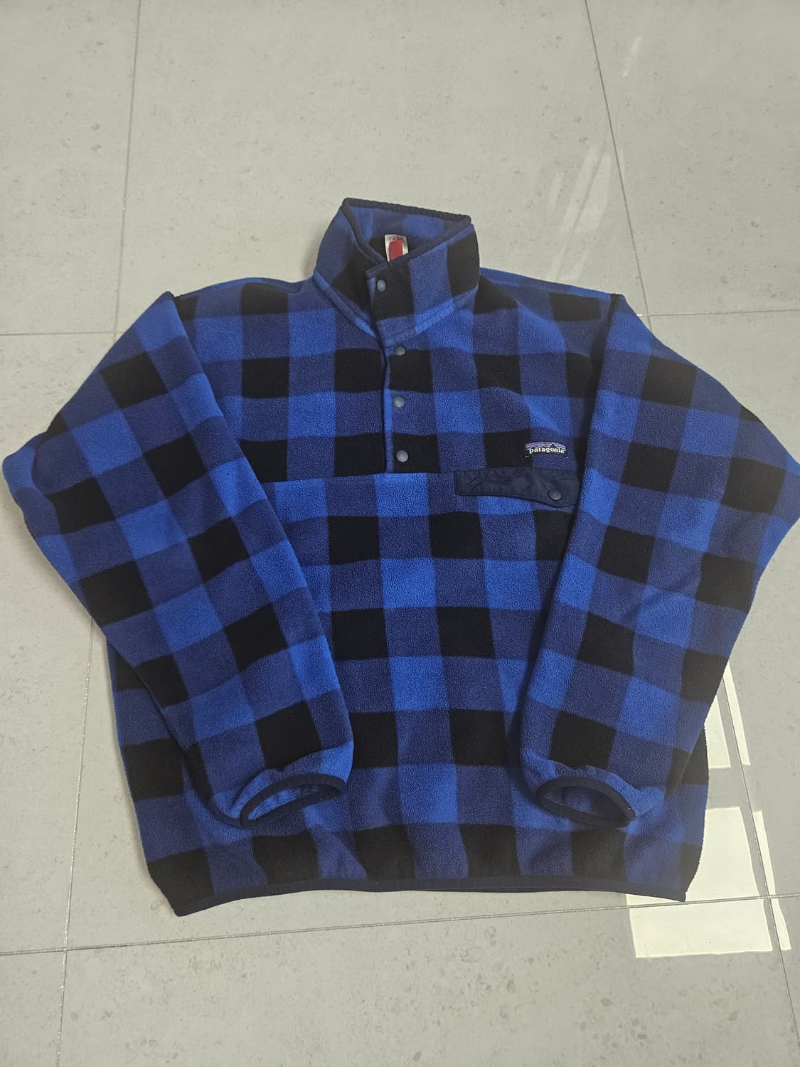 파타고니아 신칠라 블루체크 상품이미지1