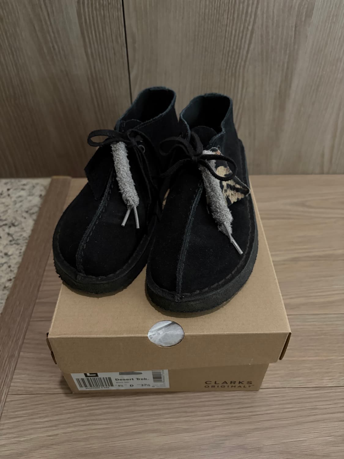 클락스 데저트트렉 블랙 스웨이드 37.5 상품이미지1