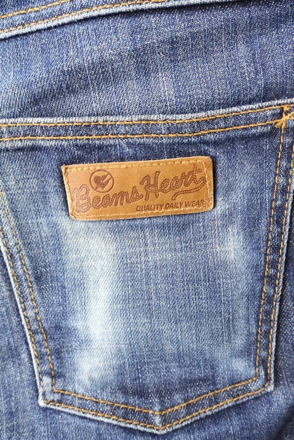 Beams Heart Washed Denim Jeans 상품이미지8