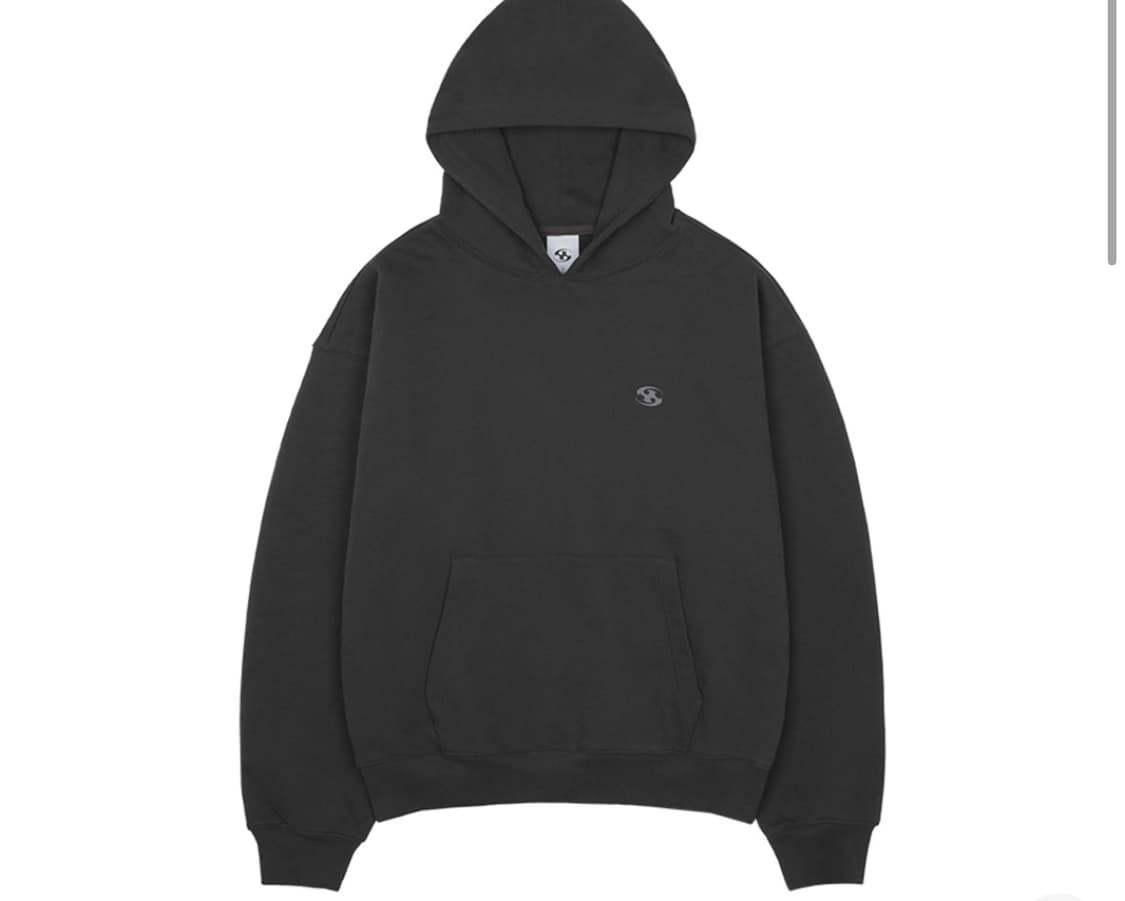 산산기어 로고 후디 차콜 사이즈1 상품이미지1