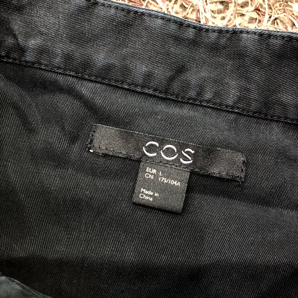 L COS 코스 오버핏 블랙 반팔 셔츠 상품이미지3