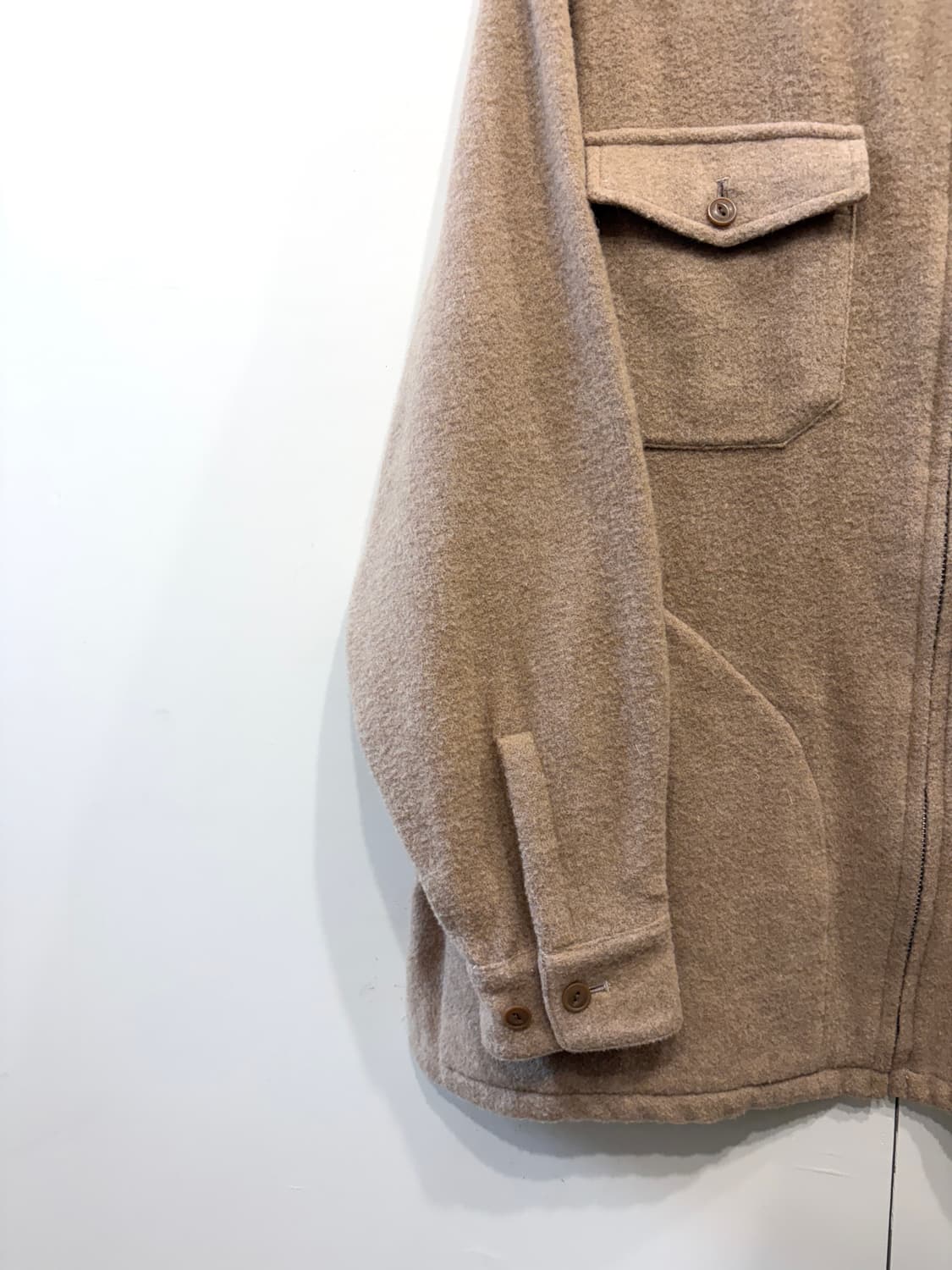 90's 랄프로렌 울 집업 자켓 상품이미지3