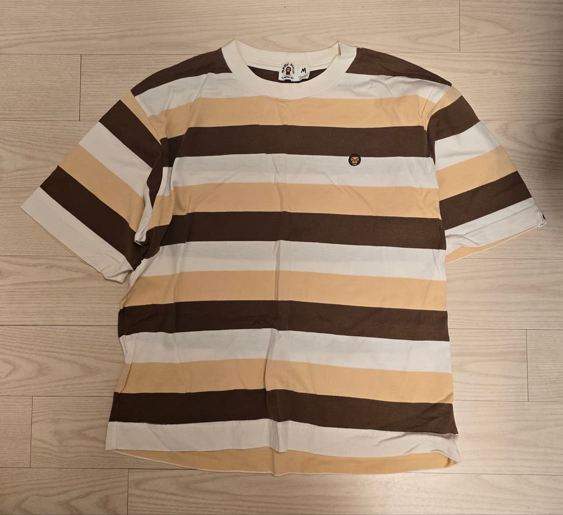BAPE BABY MILO 스트라이프 반팔티 상품이미지1