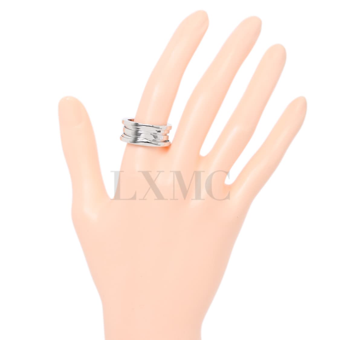 불가리 비제로원 반지 3밴드링 화이트골드 비제로링 52호 상품이미지4