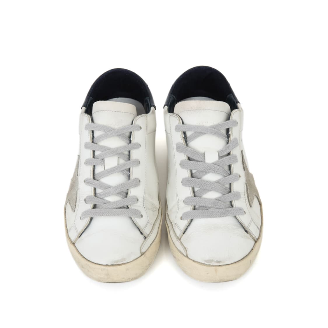 골든구스 슈퍼스타 스니커즈 스타 블루 힐탭 운동화 GWF00102 상품이미지1