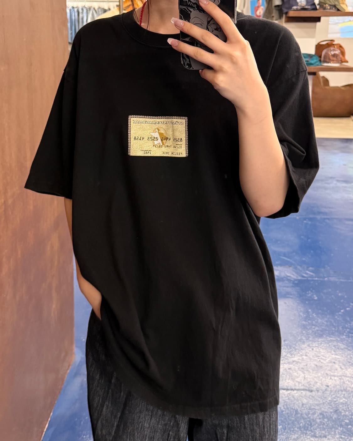 Stussy 스투시 크레딧 카드 반팔티 상품이미지1
