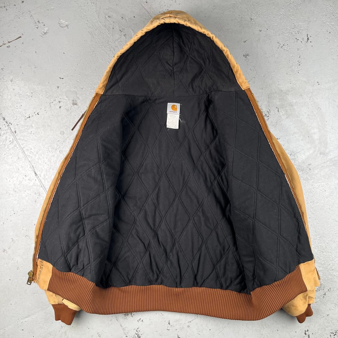 빈티지 칼하트 브라운 액티브 자켓 J04BRN 상품이미지5