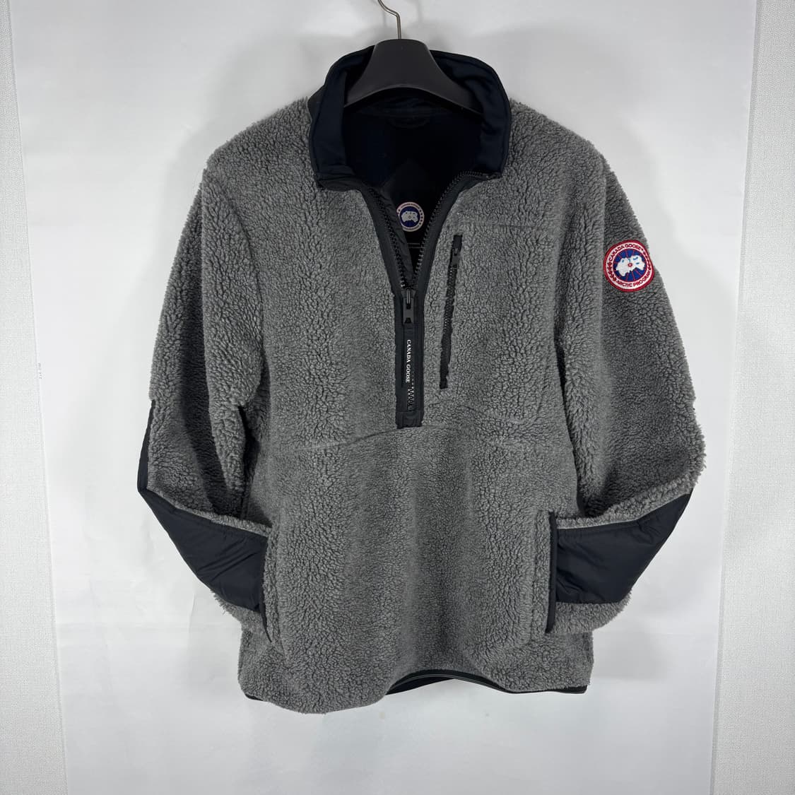 (새상품급)캐나다구스 렌프루 플리스 풀오버 반집업 후리스 그레이 상품이미지2