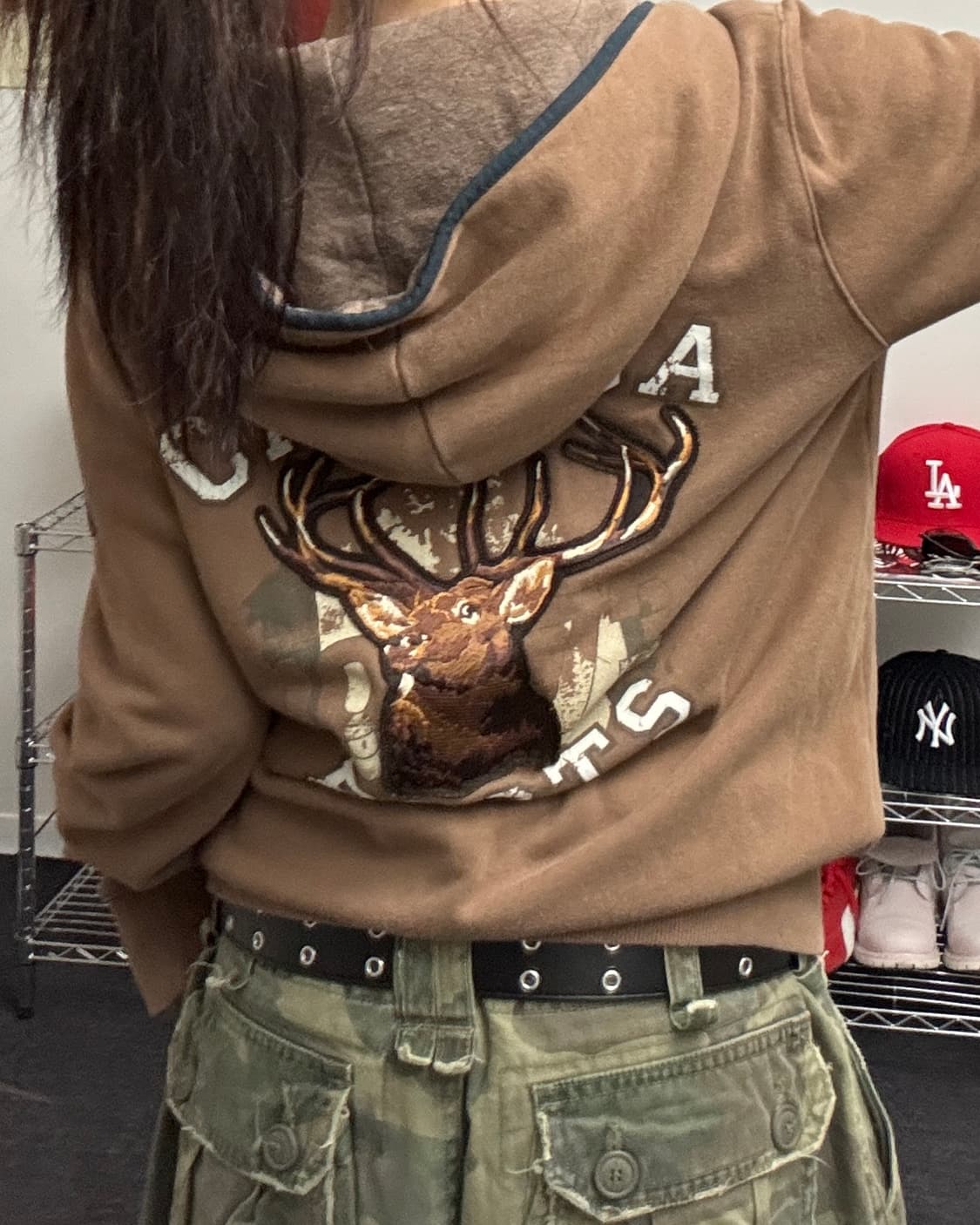 캐나다 루츠 00s 모카 브라운 후드집업 상품이미지3