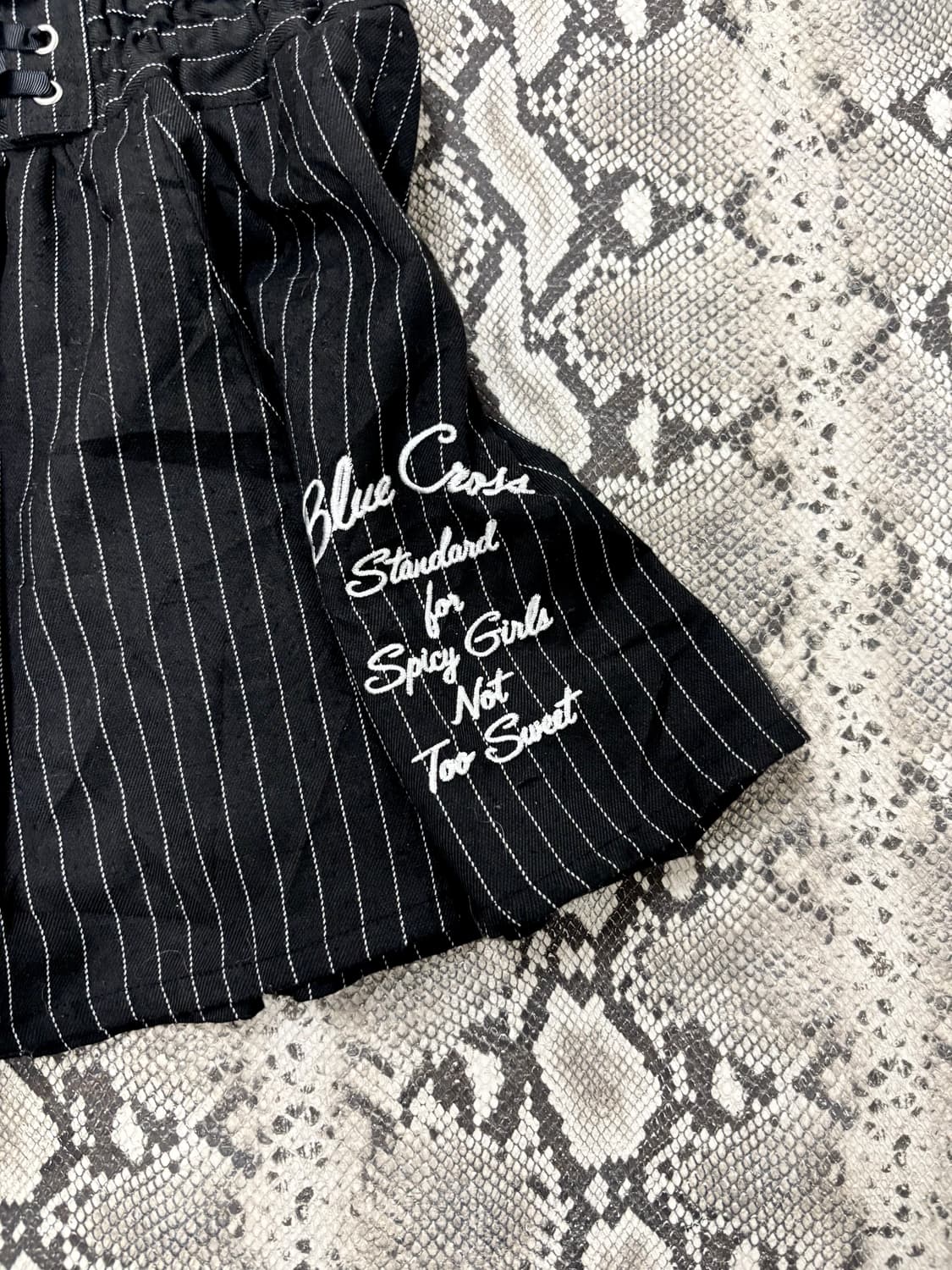 “Vintage” Stripe Lace Detail Skirts 상품이미지2
