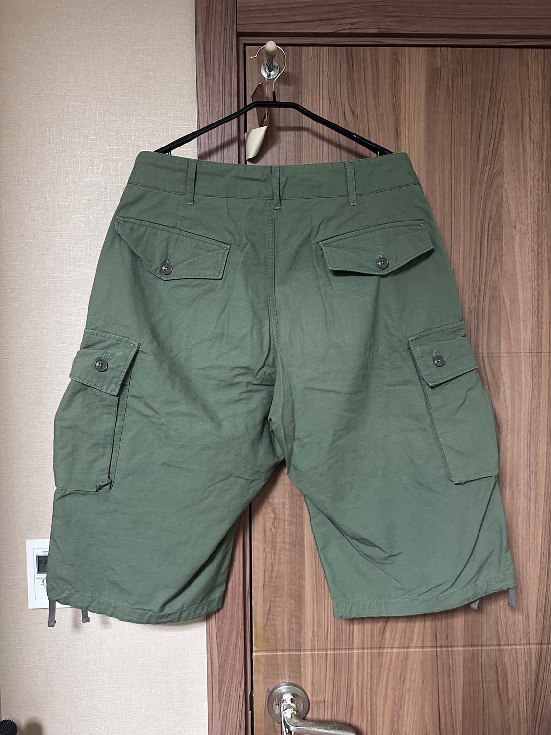 [M] 엔지니어드 가먼츠 카고 쇼츠 카키 상품이미지5