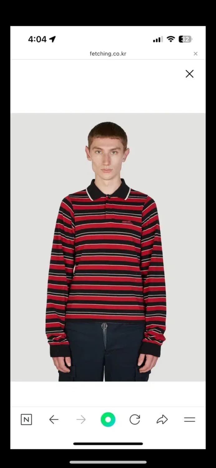 마틴로즈 슈렁큰 폴로티 L 상품이미지1