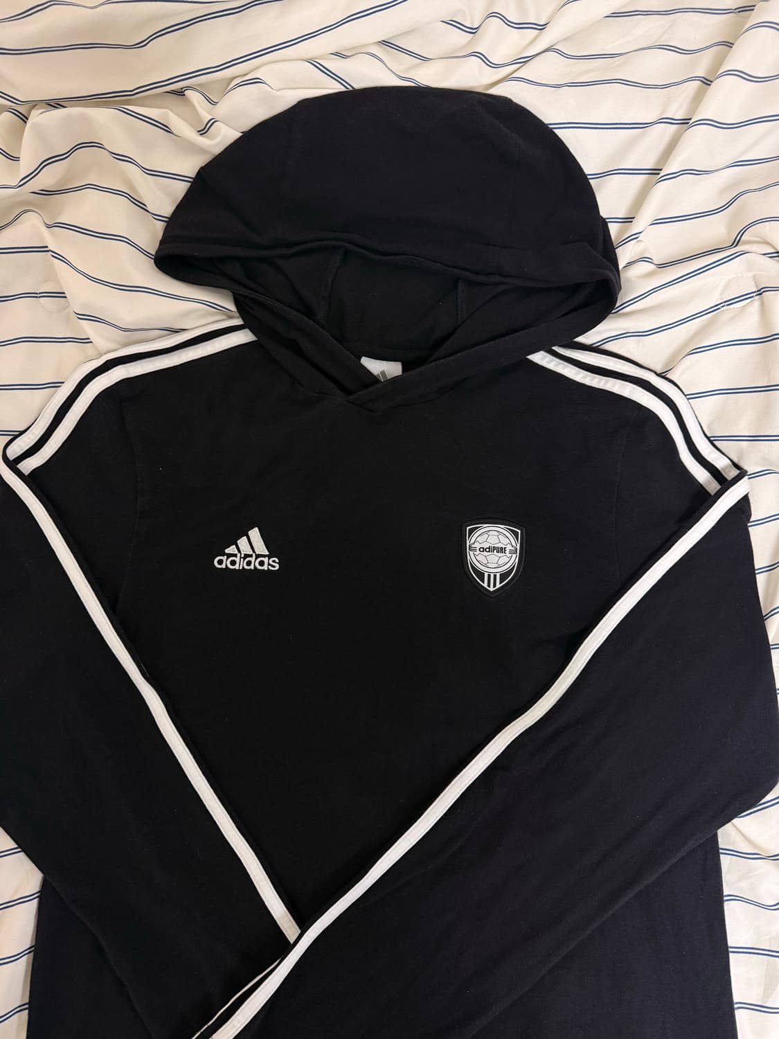 아디다스 아디퓨어 후드 져지 롱슬리브 100 사이즈 상품이미지2