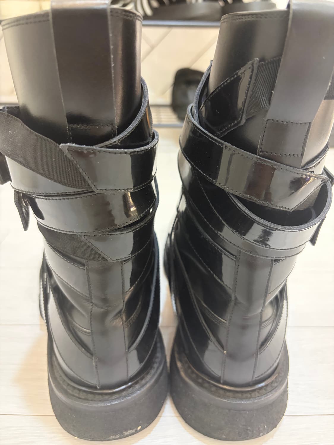 디올 옴므 08aw 페이턴트 부츠 상품이미지3