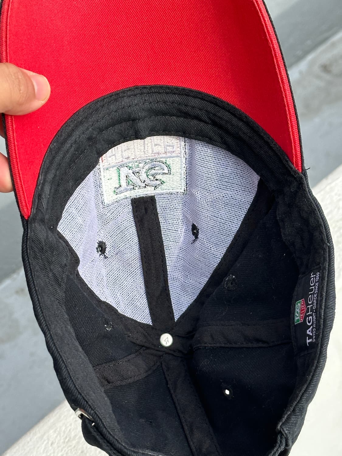 [F] 태그호이어 로고 블랙 볼캡 모자 상품이미지5