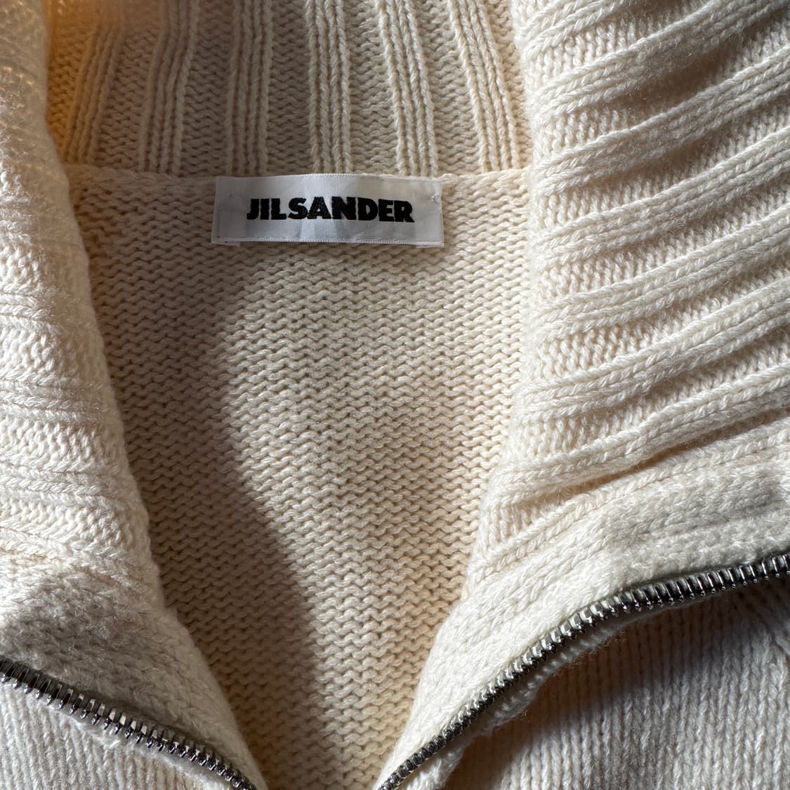 질샌더 캐시미어 집업 니트 (36) 상품이미지3