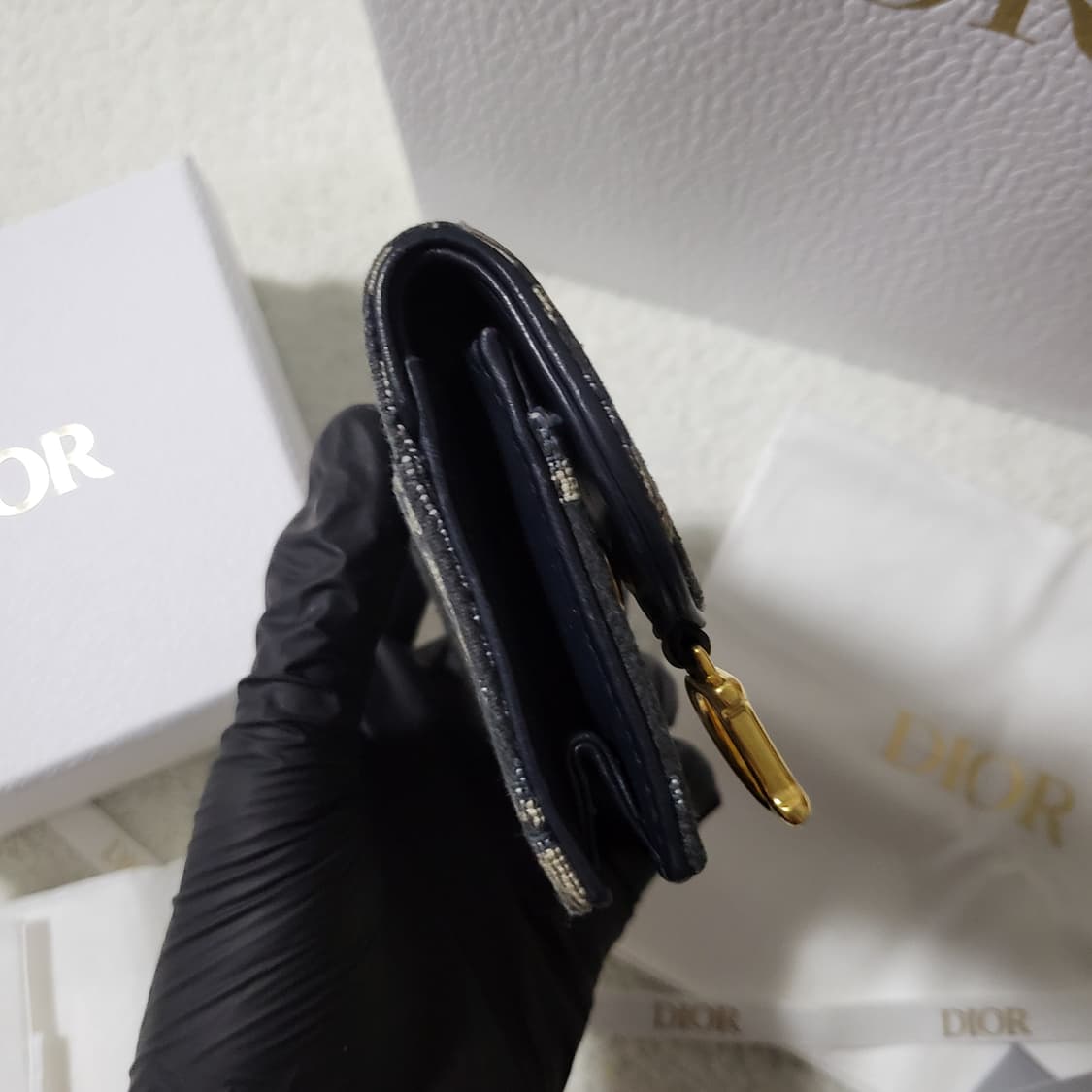 [풀구성] 디올 오블리크 새들 카드지갑  상품이미지8