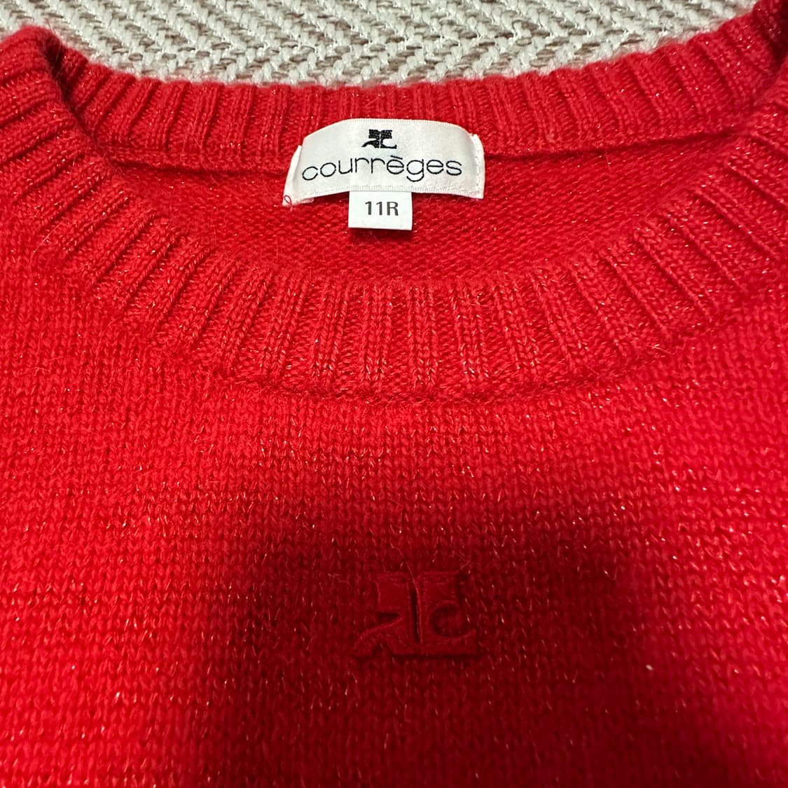 COURREGES half knit sweater 상품이미지3