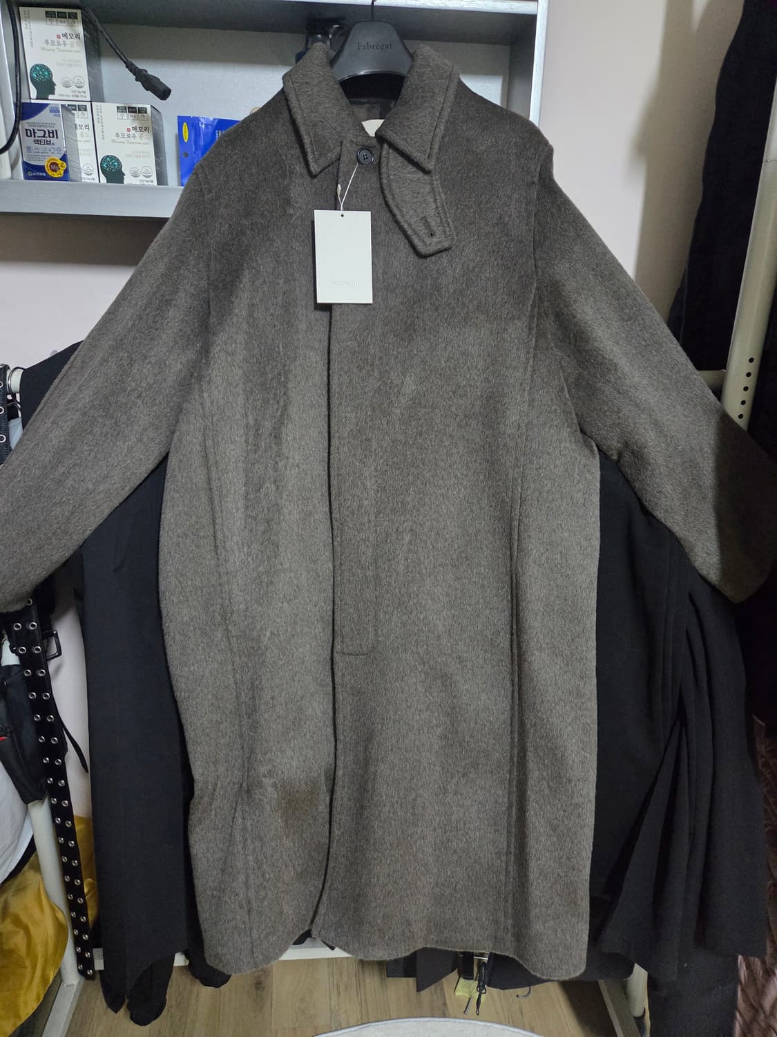 파브레가 알파카 발마칸 롱코트 상품이미지3