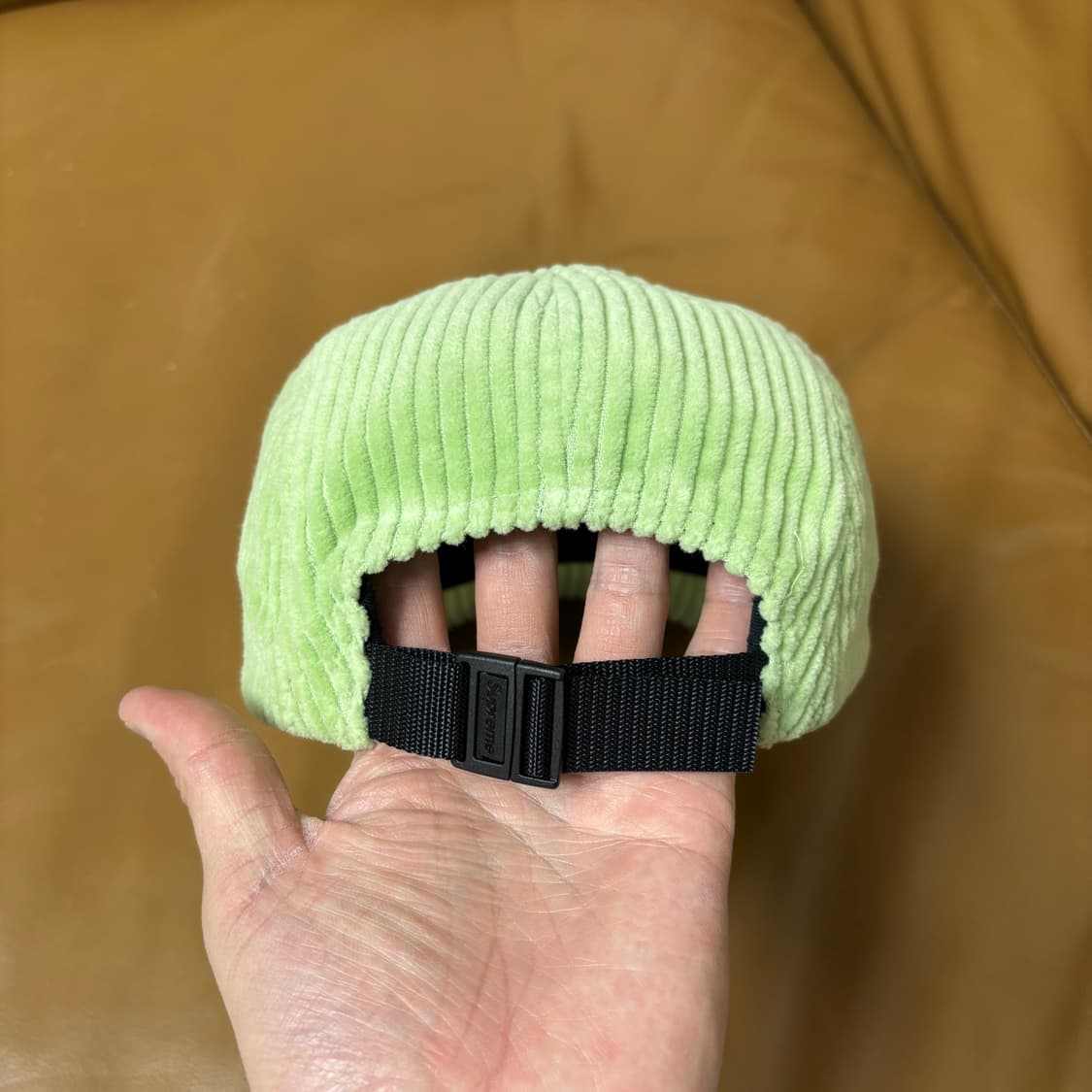 슈프림 캠프캡 모자 박스로고 코듀로이 민트 상품이미지7