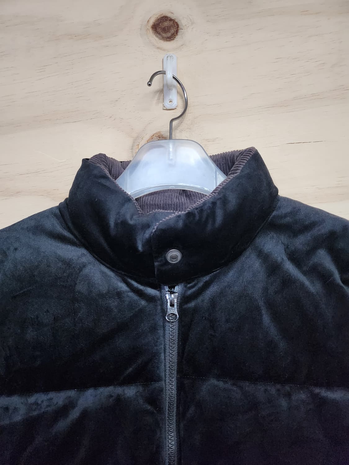 65) 프리즘웍스 벨벳 구스다운 점퍼 상품이미지2