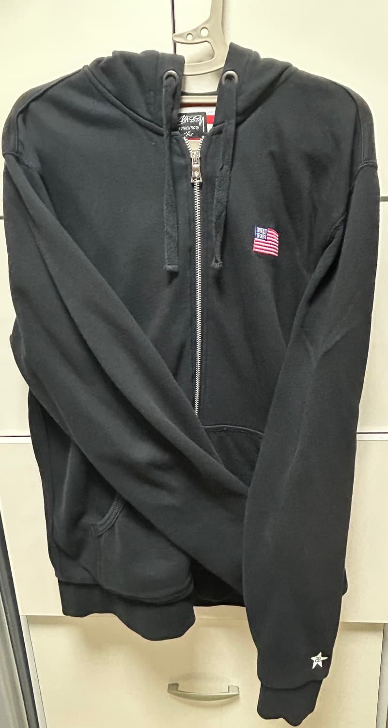 스투시 성조기 후드집업 상품이미지1