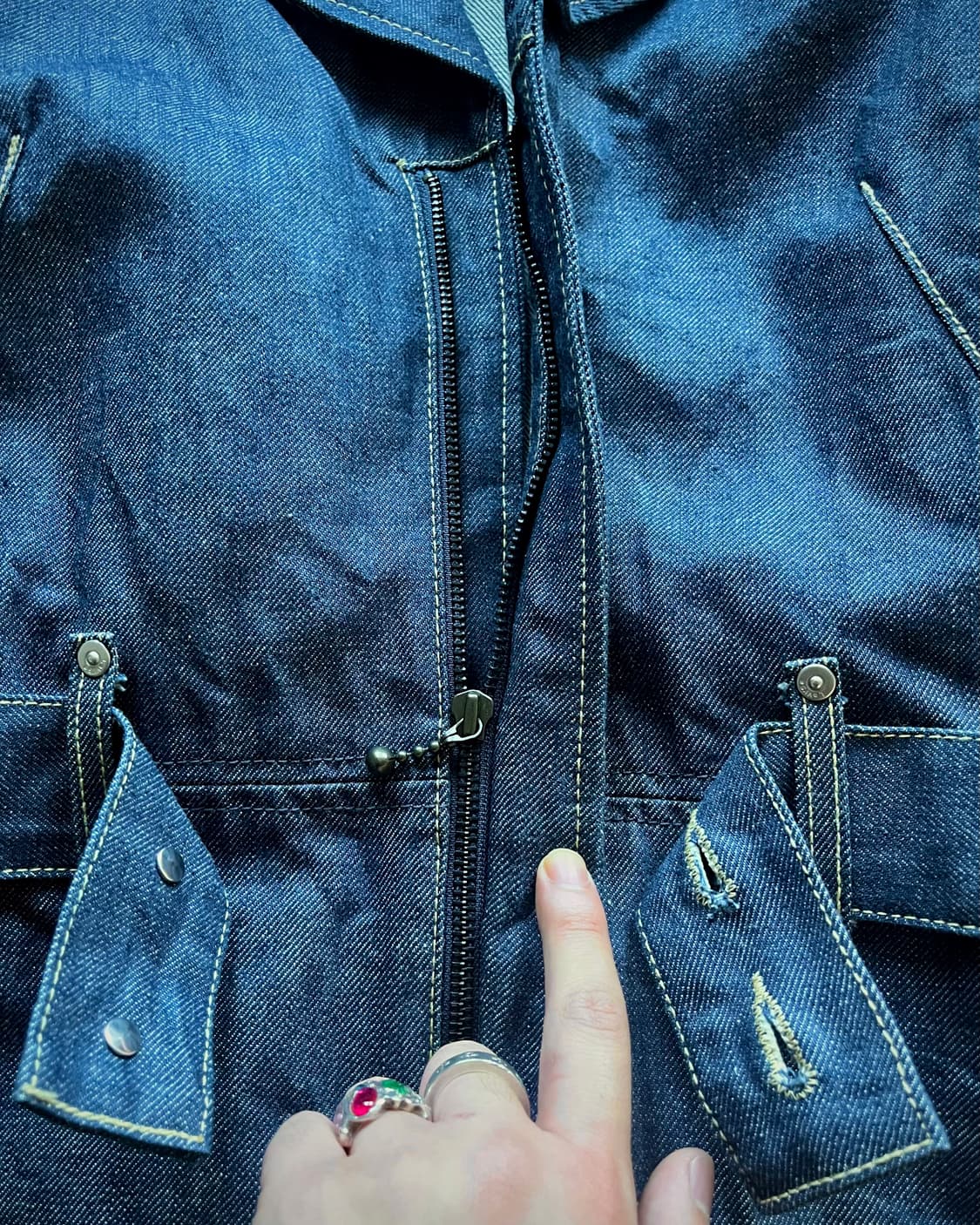 00's Levi's ENGINEERED JEANS Denim Coat 상품이미지6