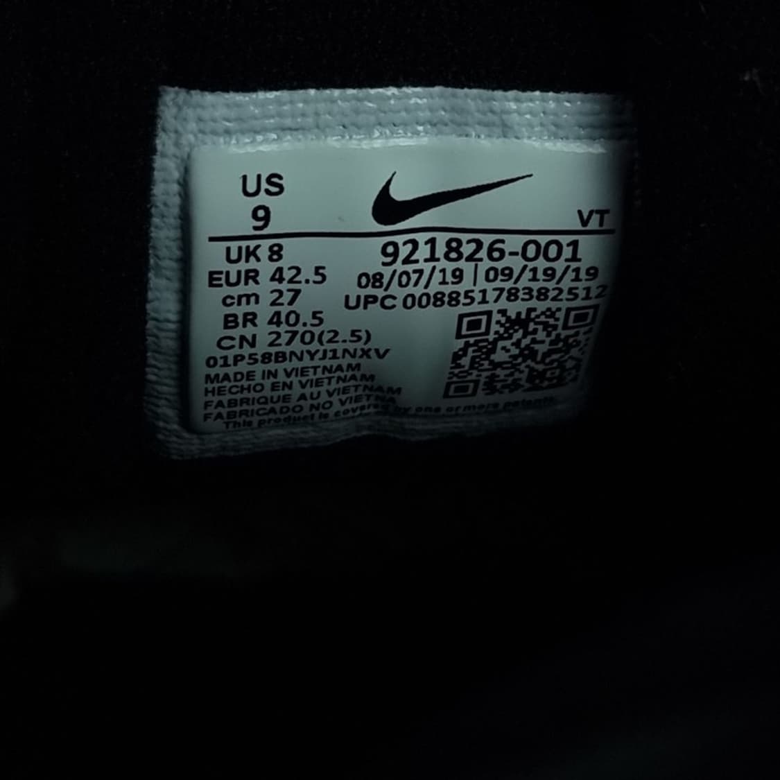 [나이키] 에어맥스 97 블랙 화이트 M18163 상품이미지10