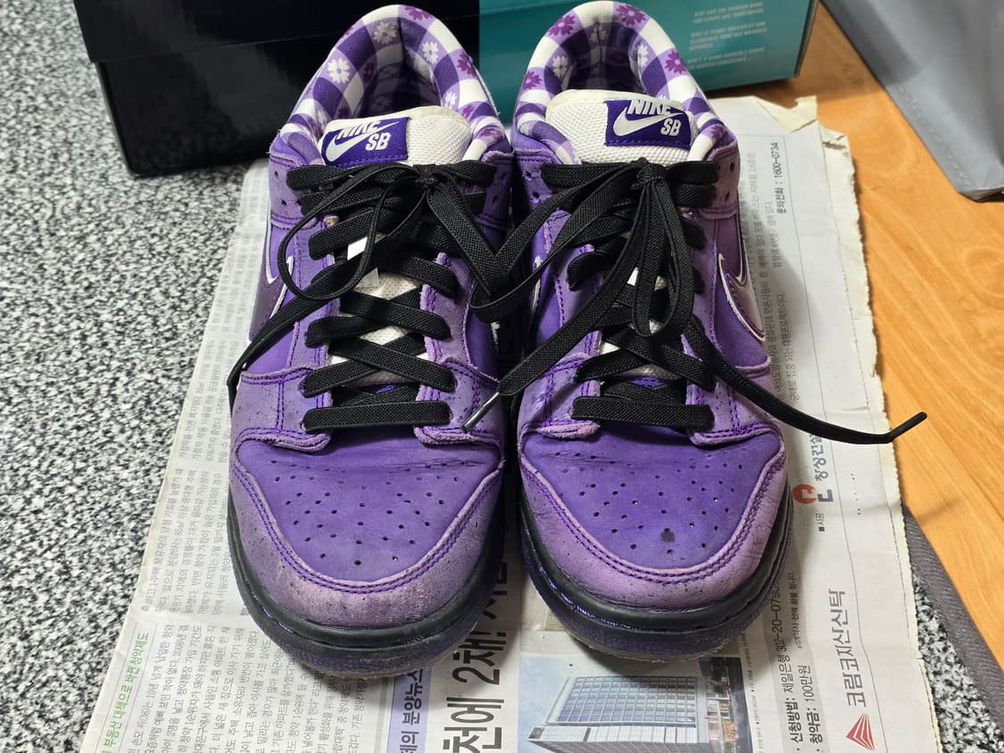 [250] 나이키 SB 덩크 로우 컨셉트 퍼플 랍스터 레귤러 박스 상품이미지2