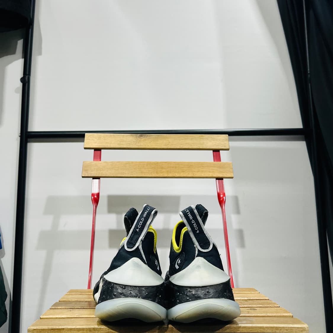 275)컨버스 X 어 콜드 월 운동화 이온 액티브 CX 블랙 애플그린 상품이미지4