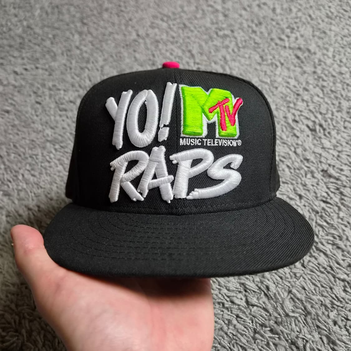 뉴에라 모자 59fifty mtv yo raps 7 5/8 힙합 빈티지캡 상품이미지2