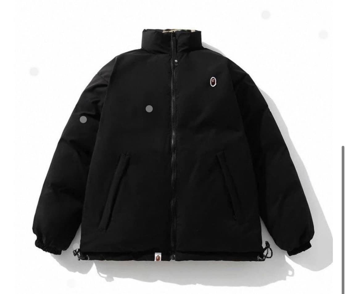 베이프 리버시블 패딩 블루 새상품 상품이미지2