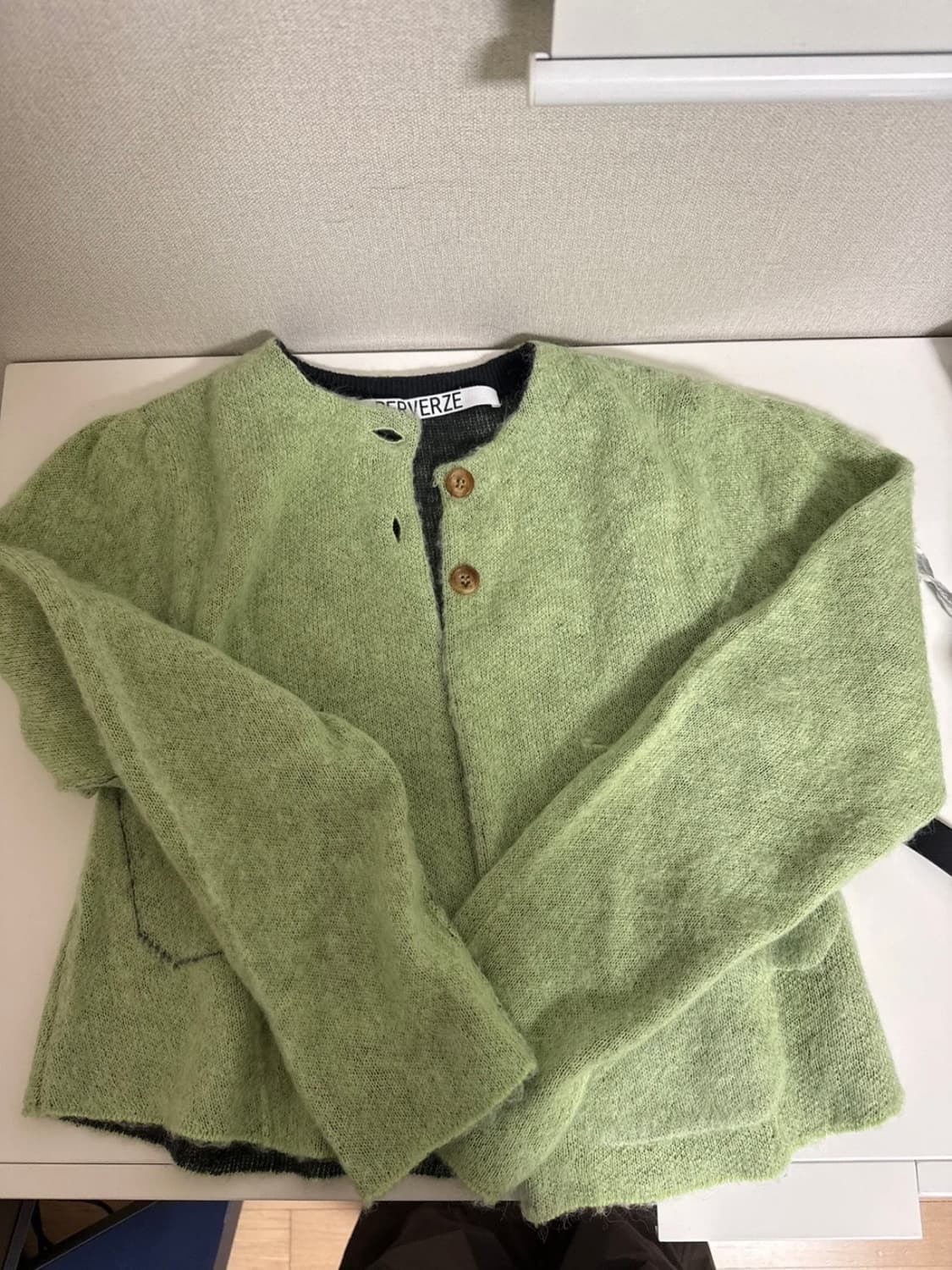 퍼버즈 mohair blended cardigan 상품이미지4