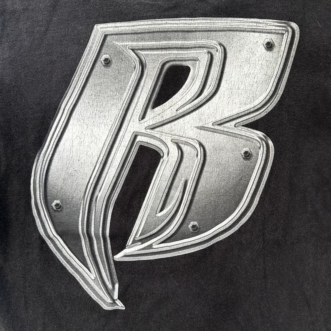 슈프림 x 러프 라이더스 티셔츠 블랙 M  상품이미지4