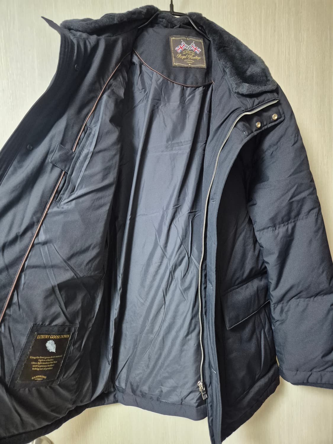 (24년) 캠브리지멤버스 듀크 다운파카 구스다운 양모카라 95 상품이미지6
