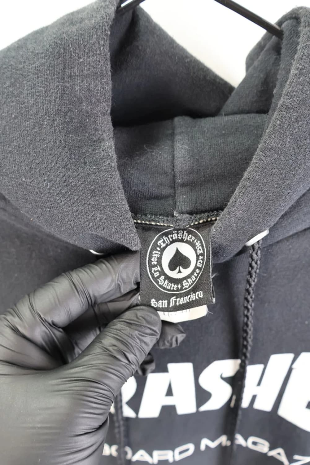 트레셔 블랙 후드 상품이미지5